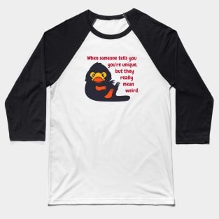 Platypus Baseball T-Shirt